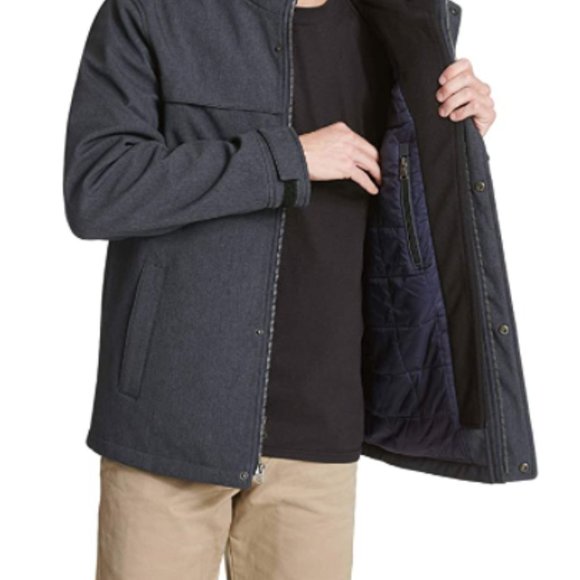 Dockers Men's Dwight Soft Shell Bib Jacket - Picture 7 of 7